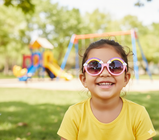 WEARWISE Kids Rainbow Round Sunglasses for Boys & Girls