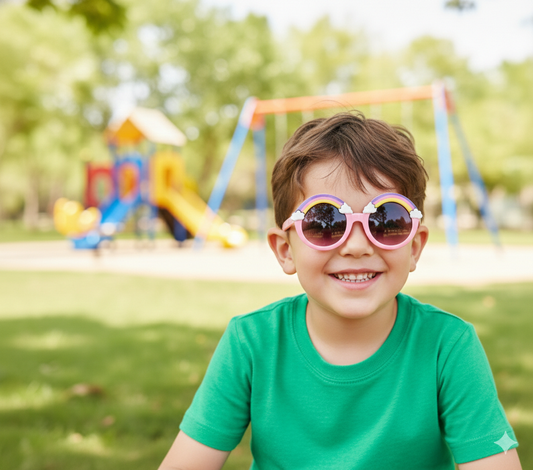 WEARWISE Kids Rainbow Round Sunglasses for Boys & Girls